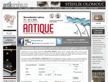 Tablet Screenshot of antikpraha.cz